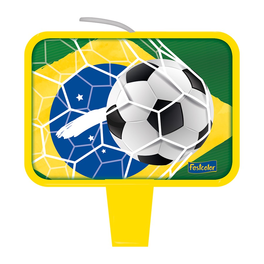 Topo De Bolo Futebol Menino Copa Do Mundo - Jogo De Bola