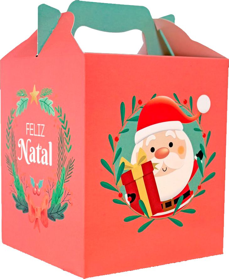 10 Caixa Bis Personalizado Para Natal