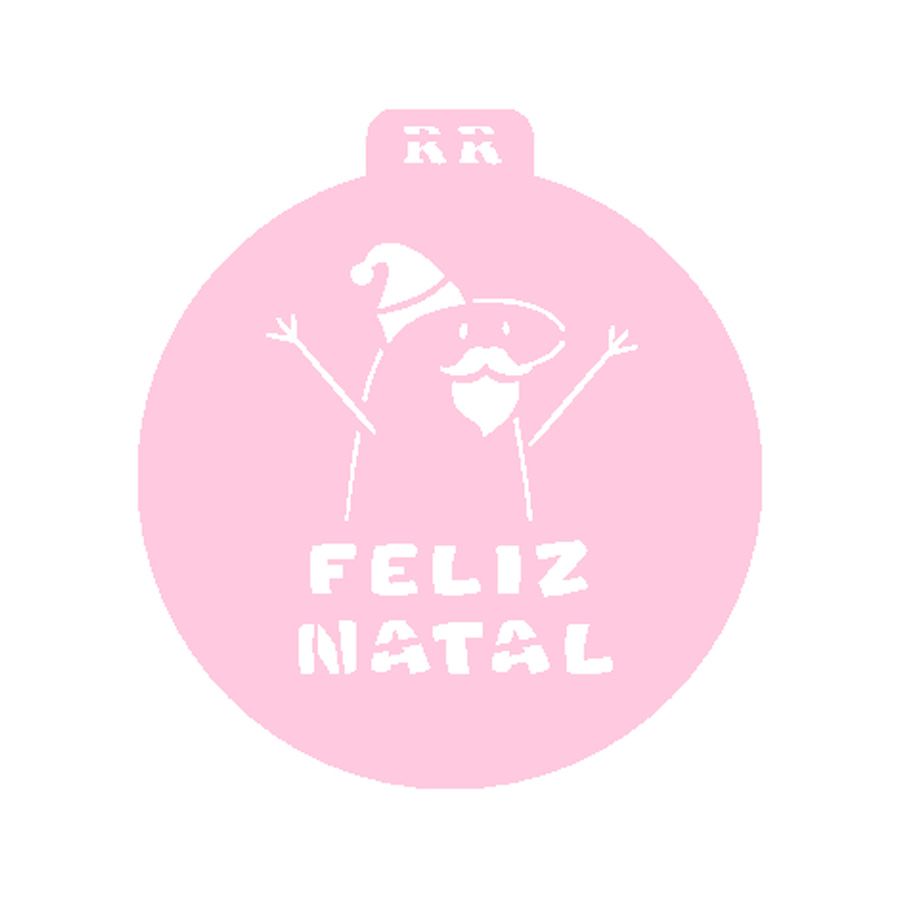 Estêncil Natal – Flork Meme – Maialo