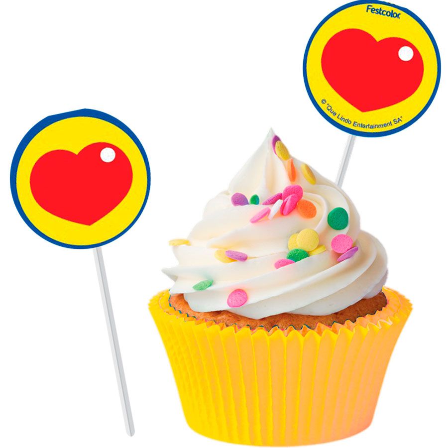 Jogo Educativo Para Crianças Página Para Colorir Cupcake De Comida