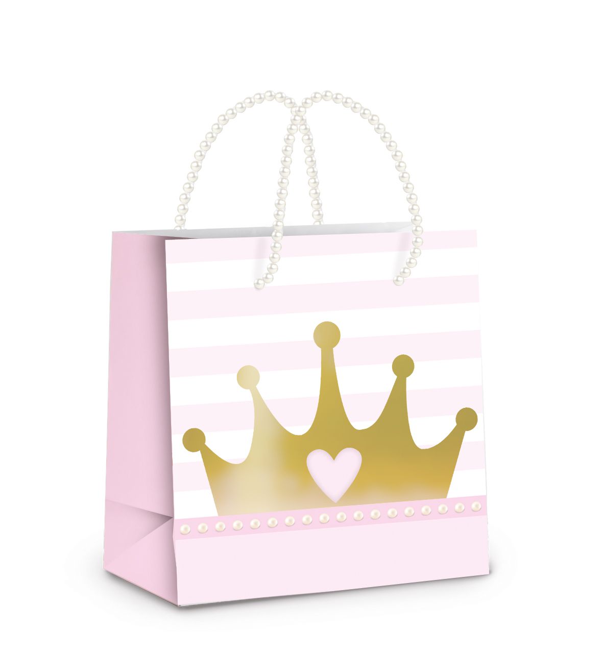 Sacos Lembrancinha Princesa Príncipe - 32 Unidades + Adesivos