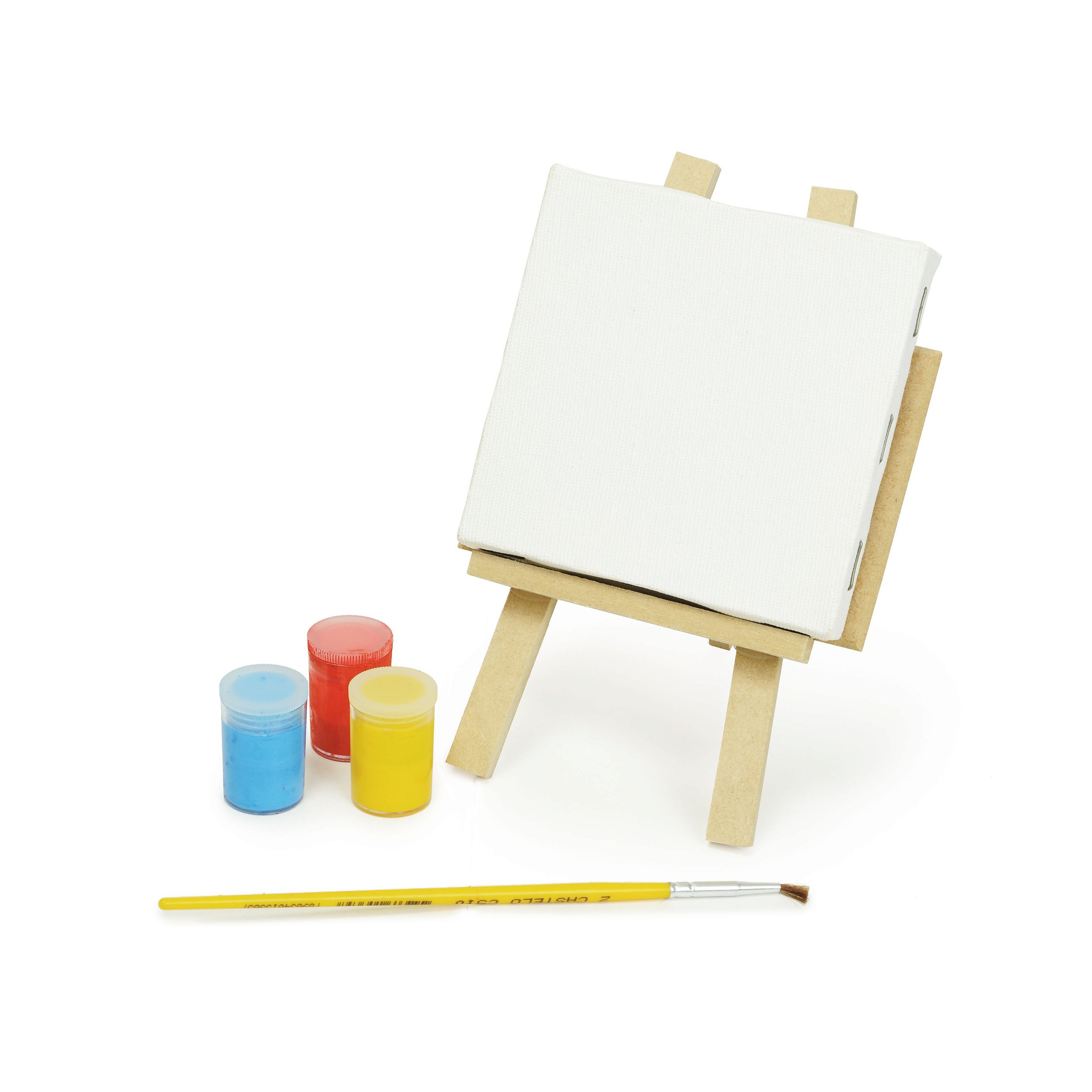 Tela Para Pintura Infantil Colorir Pintar Canvas Carro com Tinta e Pincel