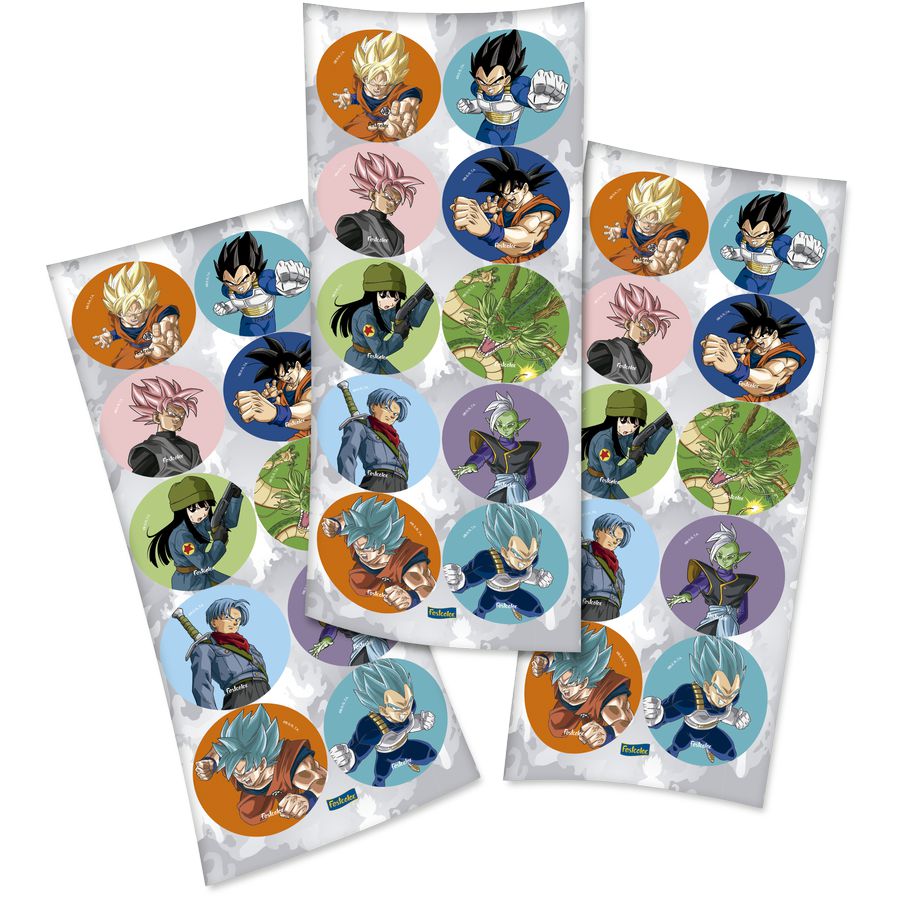 Kit 15 Placas Decorativas Dragon Ball Z Nome Do Desenho Colorido