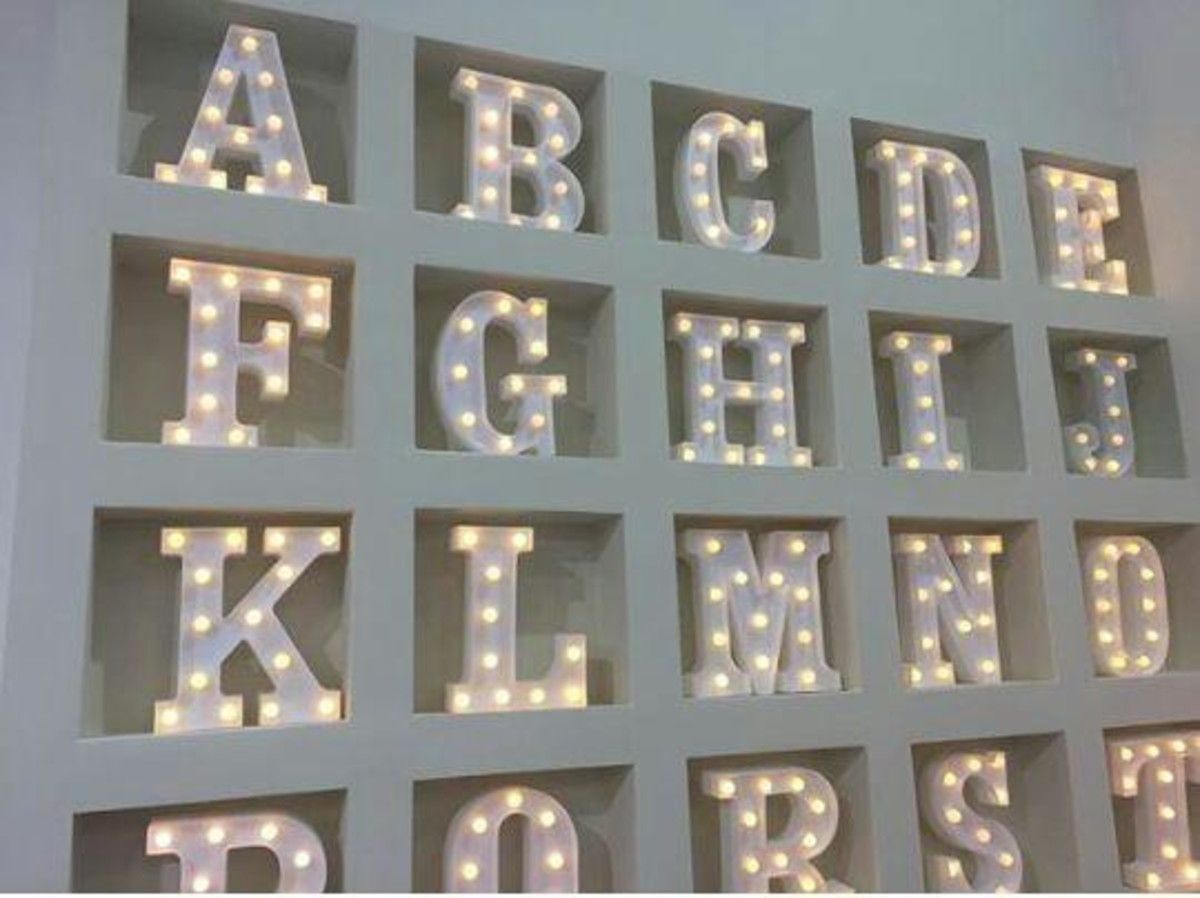Nicky Letras Em Led Letra LED Decoração Festa - N - 01 unidade - Rizzo Festas - Rizzo ...