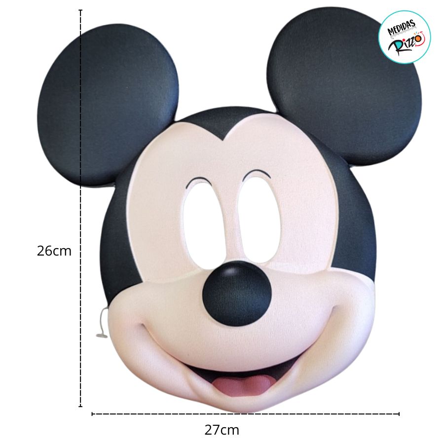 Mickey Mouse Rizzo Máscara de EVA - Mickey Mouse - 1 unidade - Disney Original - Rizzo ...