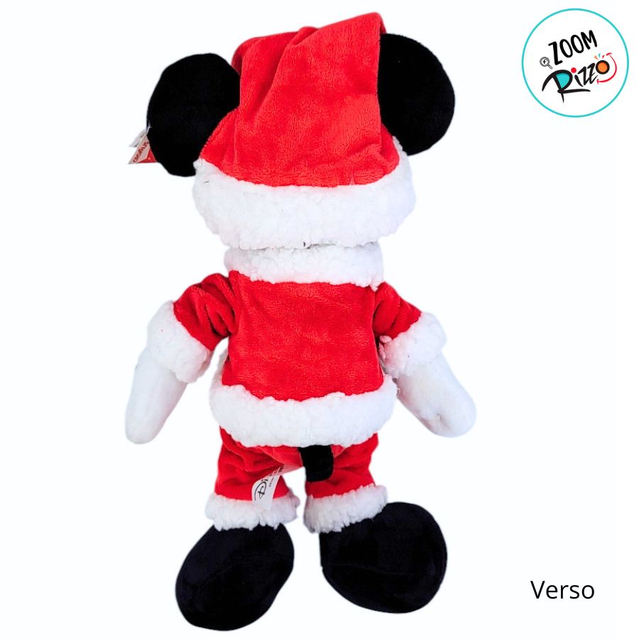 Mickey Mouse Rizzo Pelúcia Mickey Mouse de Natal - 30cm - 1 unidade - Disney Original ...