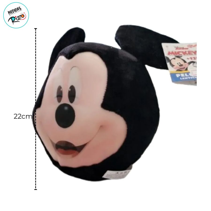 Mickey Mouse Rizzo Pelúcia 3D - Mickey Mouse - 22cm - Disney Original - 1 unidade - Rizzo ...