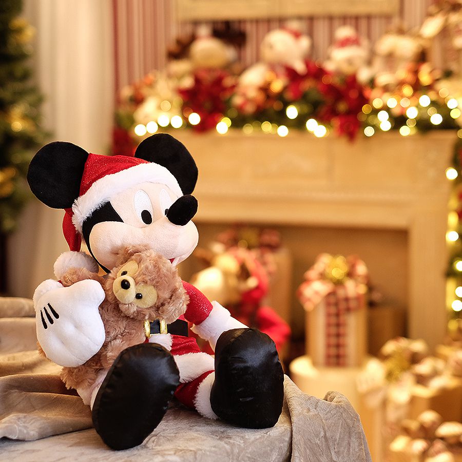 Pelúcia Cabeça Mickey c/ Gorro de Natal - 15 cm - Natal Disney - Rizzo -  Rizzo Embalagens