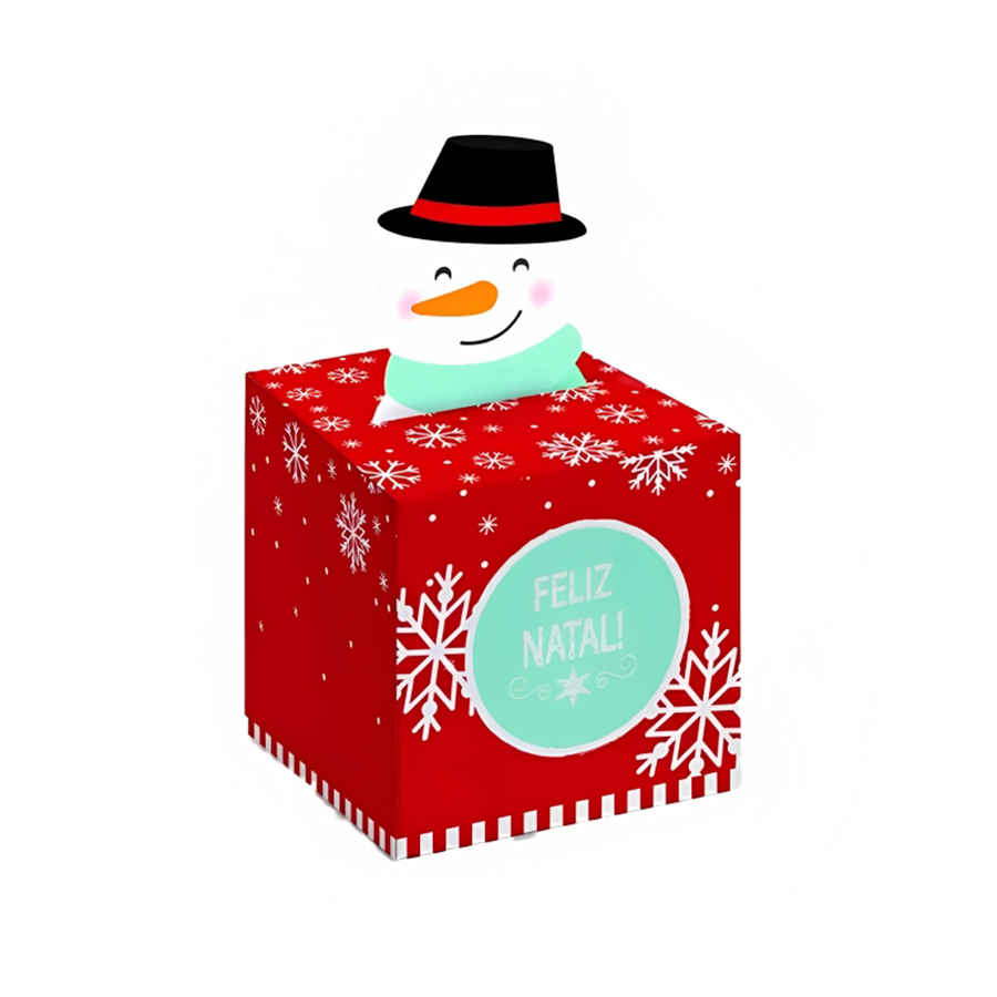 Caixa POP-UP - Delicat - Cromus Natal - 10 unidades - Rizzo - Rizzo  Embalagens