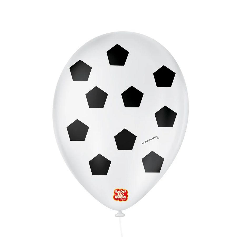 Balão de Festa Látex Decorado - Bola Futebol - São Roque - Rizzo Balões -  Rizzo Embalagens
