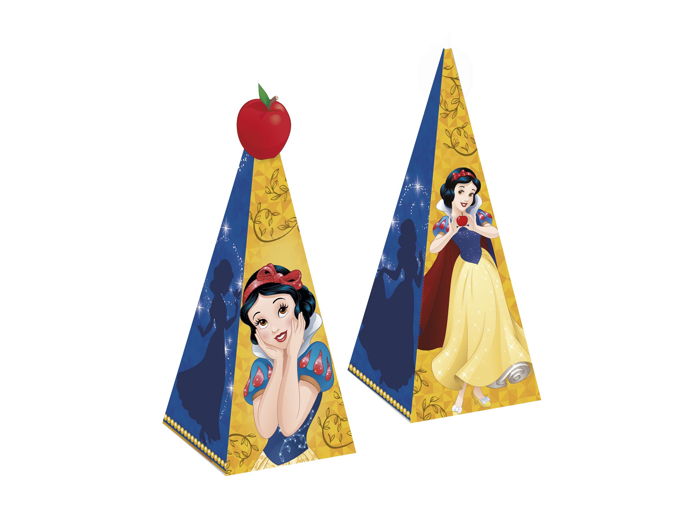 DECORAÇÃO DE MESA FESTA BRANCA DE NEVE - 06 UNIDADES - REGINA