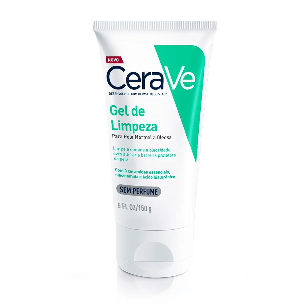 Cerave Gel de Limpeza Facial Pele Normal à Oleosa 150g - DERMAdoctor |  Dermocosméticos e Beleza com até 70%OFF