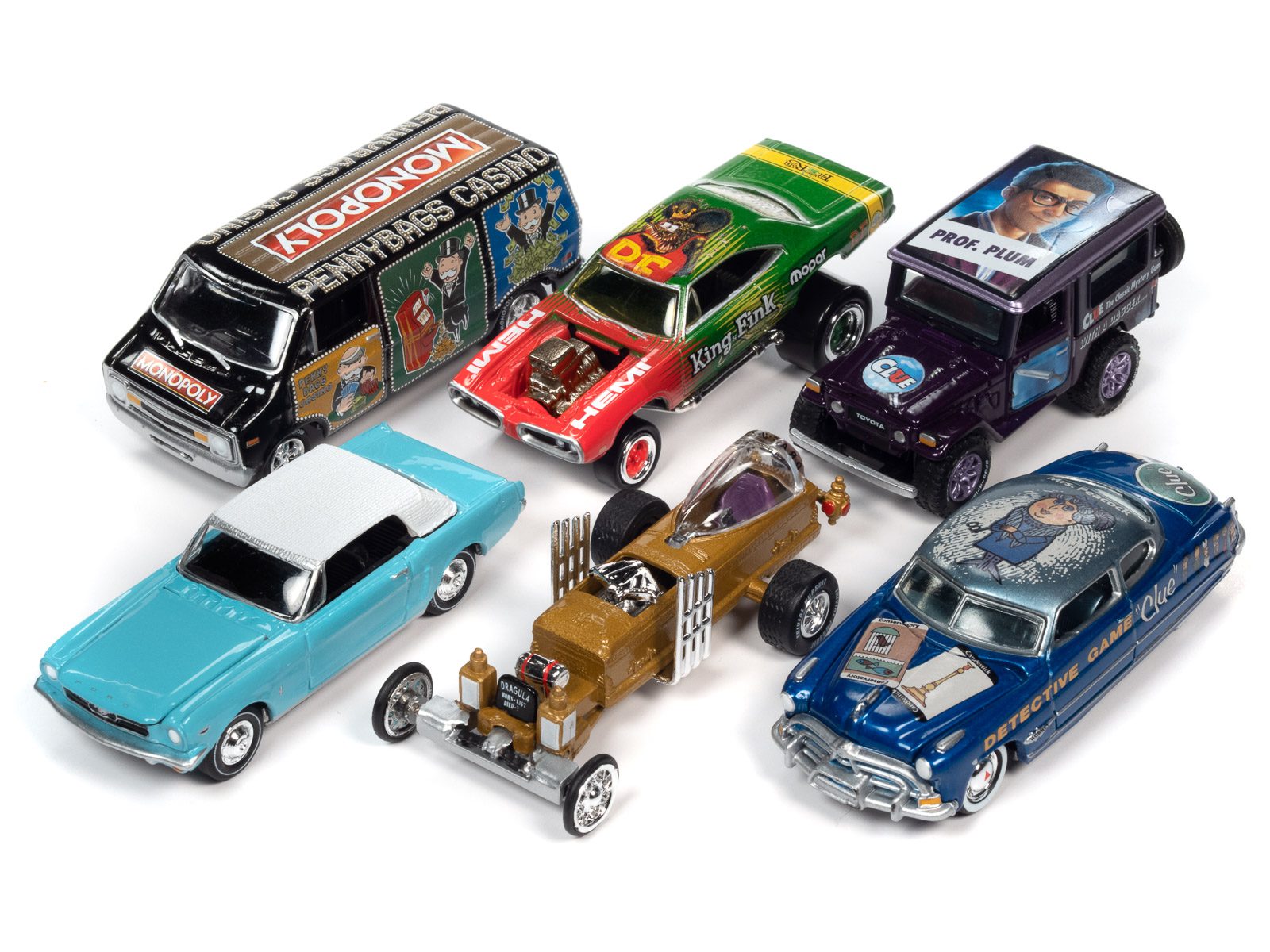 1:64 JOHNNY LIGHTNING ECTO PROJECT CAR - Miniaturas colecionáveis para a  sua loja