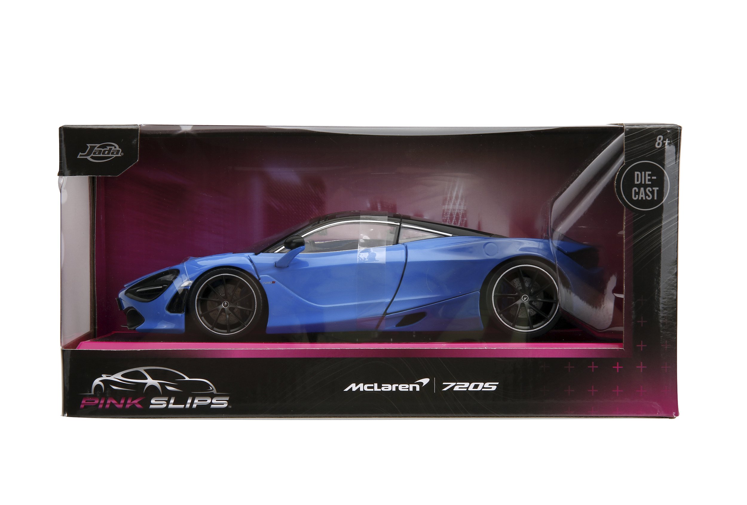 Miniature McLaren 720S Blue - Jada Toys 1/24 - Neuve - Réf 34850