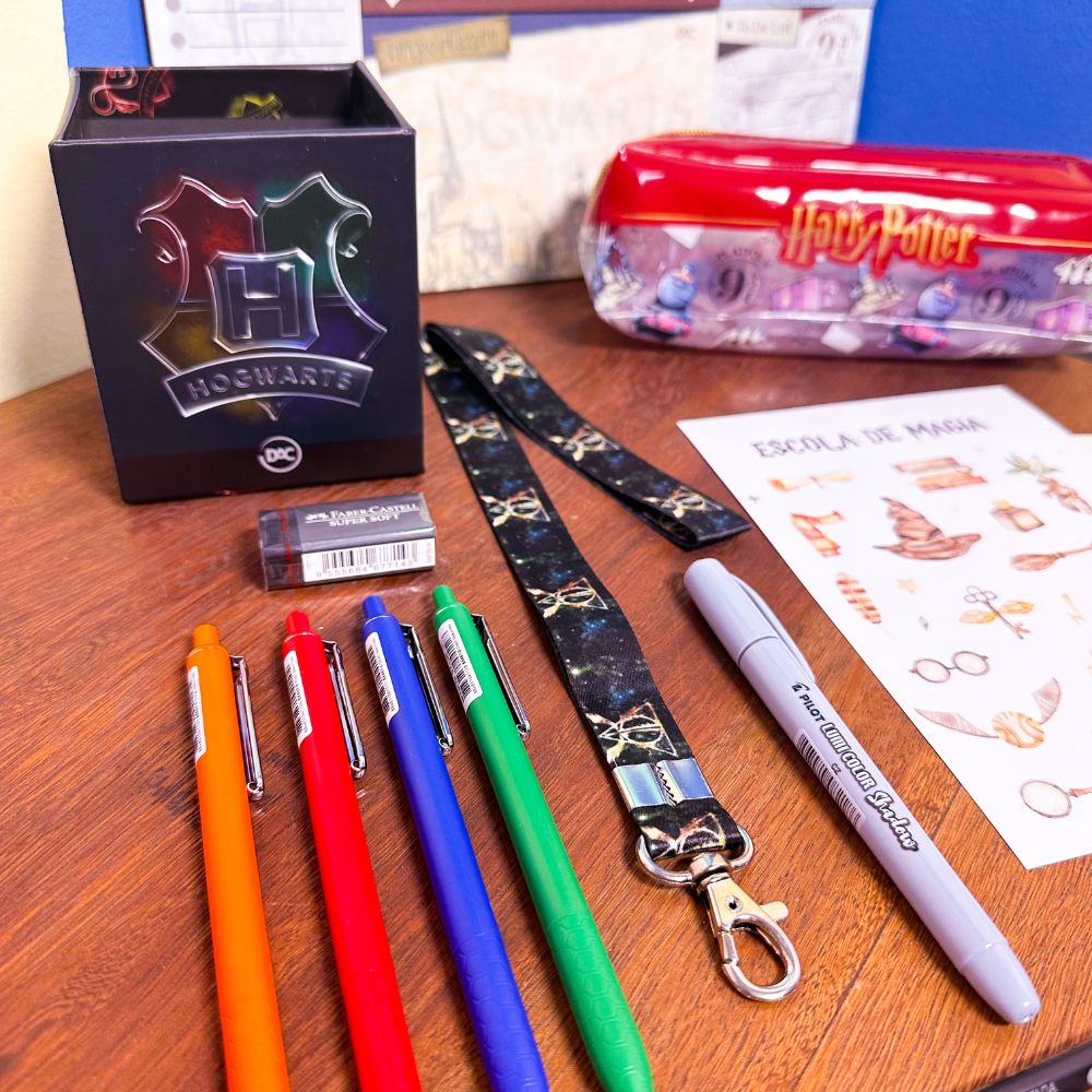 Kit Presente Harry Potter 13 itens - Papelaria Grafitte - Papelaria ...