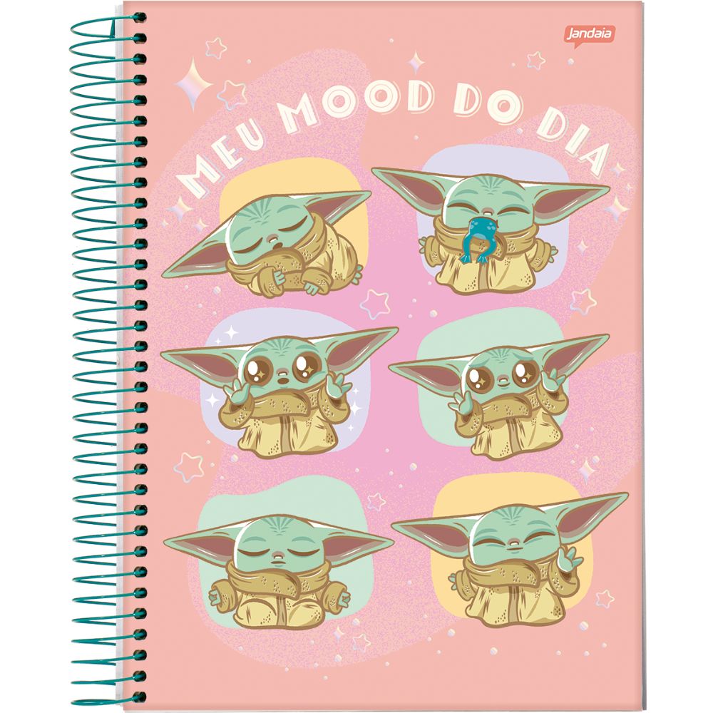 Caderno Baby Yoda