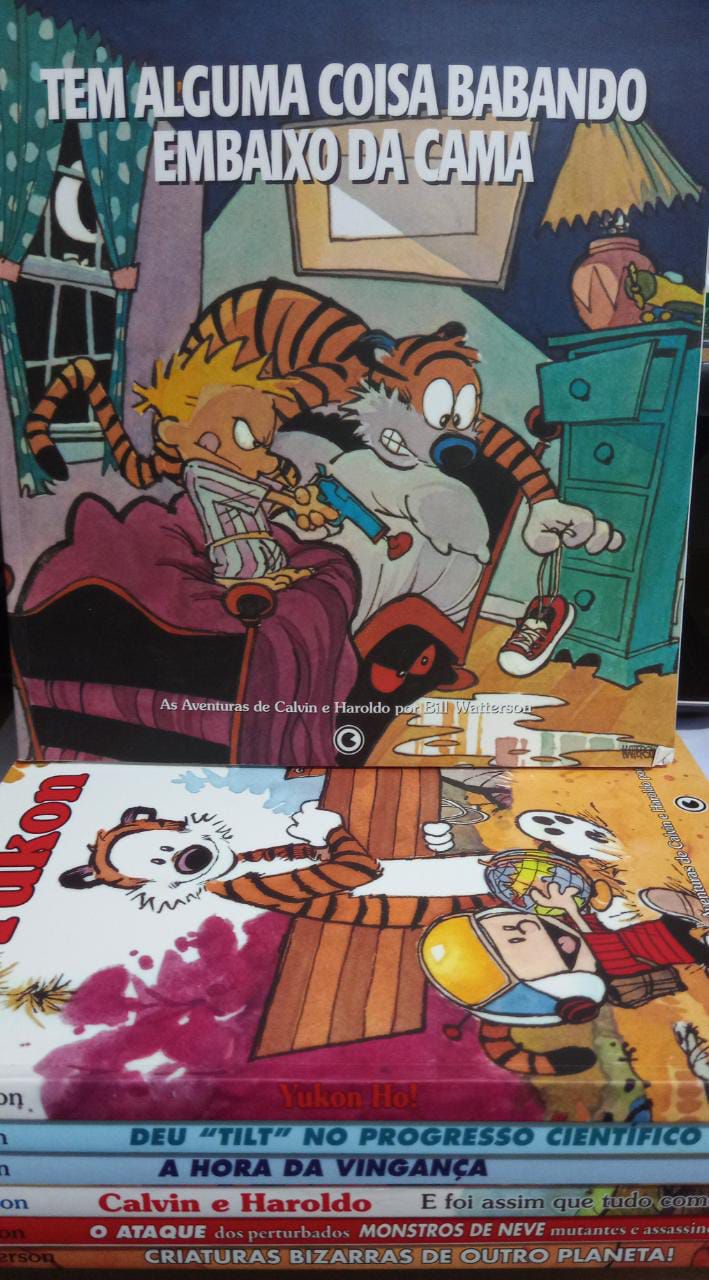 Kit Coleção Calvin e Haroldo - 7 Volumes - Conrad - Bill Watterson -  Seboterapia - Livros