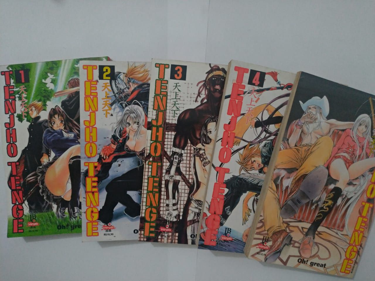 Coleção Tenjho Tenge (7 Volumes) autor Oh! great