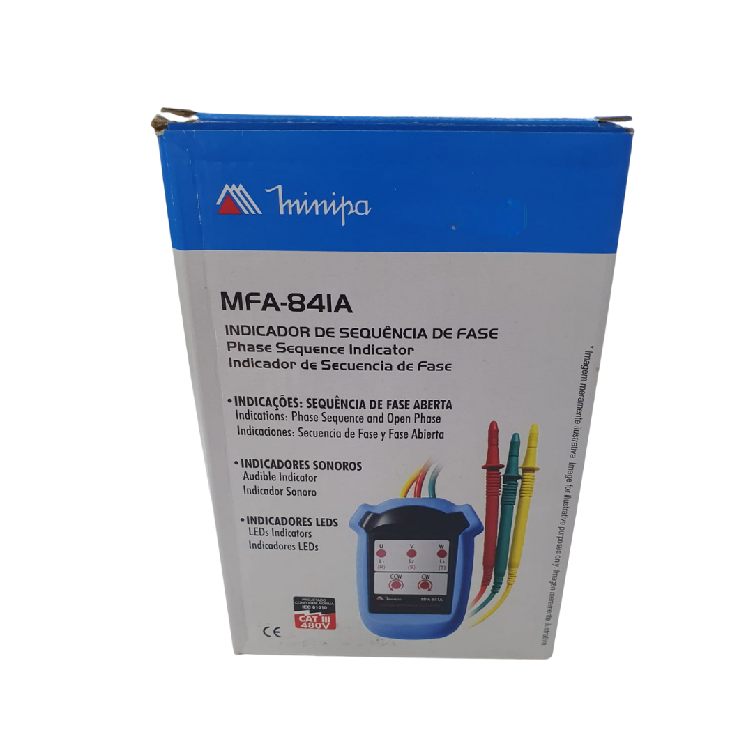 Indicador de Sequência de Fase MFA-84IA MINIPA - Difusor ar