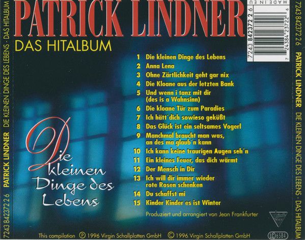 Patrick Lindner – Die Kleinen Dinge Des Lebens (Audio-CD)