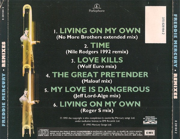 CD Freddie Mercury Remixes Colecionadores Discos vários títulos