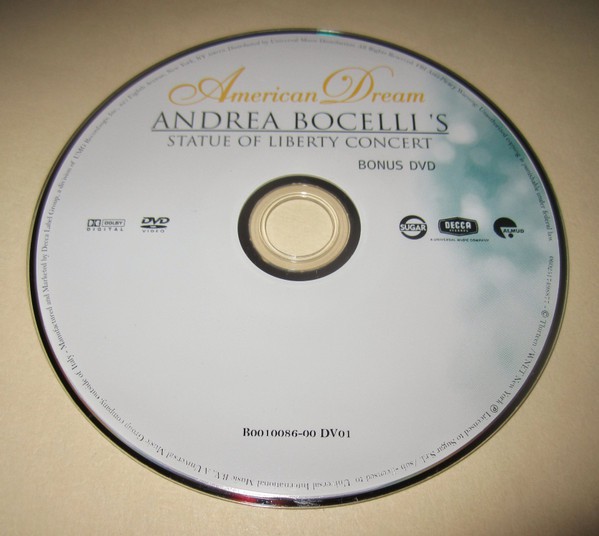 CD + DVD Andrea Bocelli Vivere The Best Of Andrea