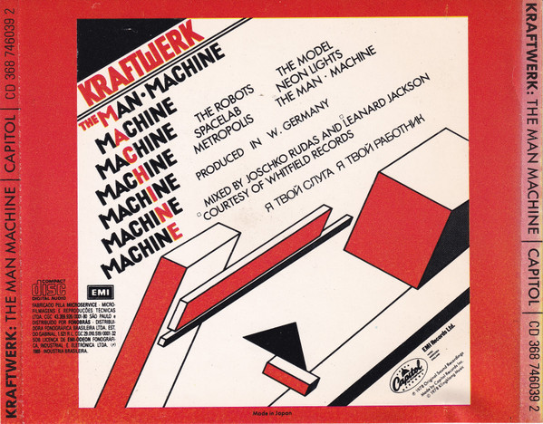 CD - Kraftwerk – The Man•Machine - Colecionadores Discos - vários ...