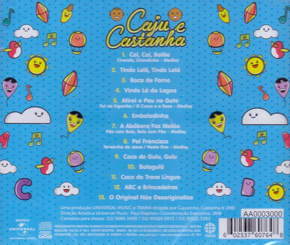 CD - Cajú E Castanha – No Ritmo Da Emboladinha - Colecionadores Discos ...