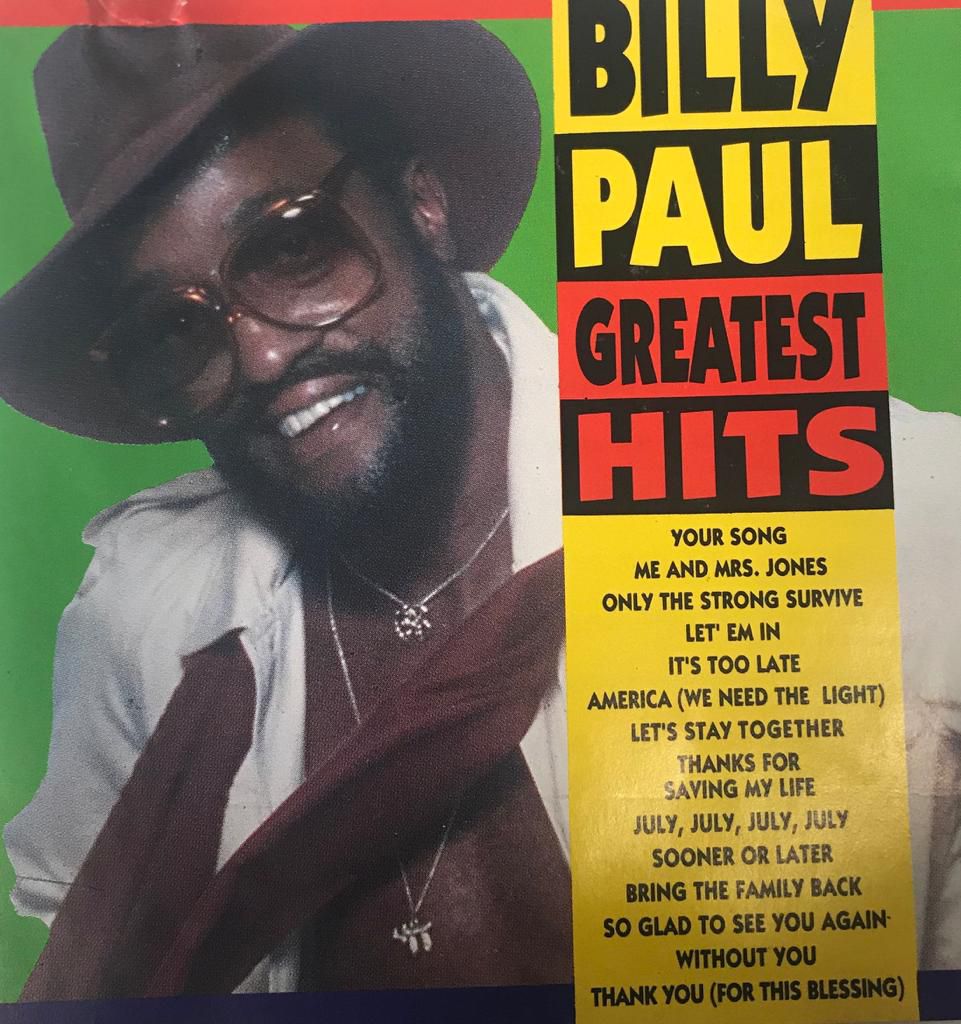 Billy Paul morreu no último domingo e deixou um legado de 15 discos