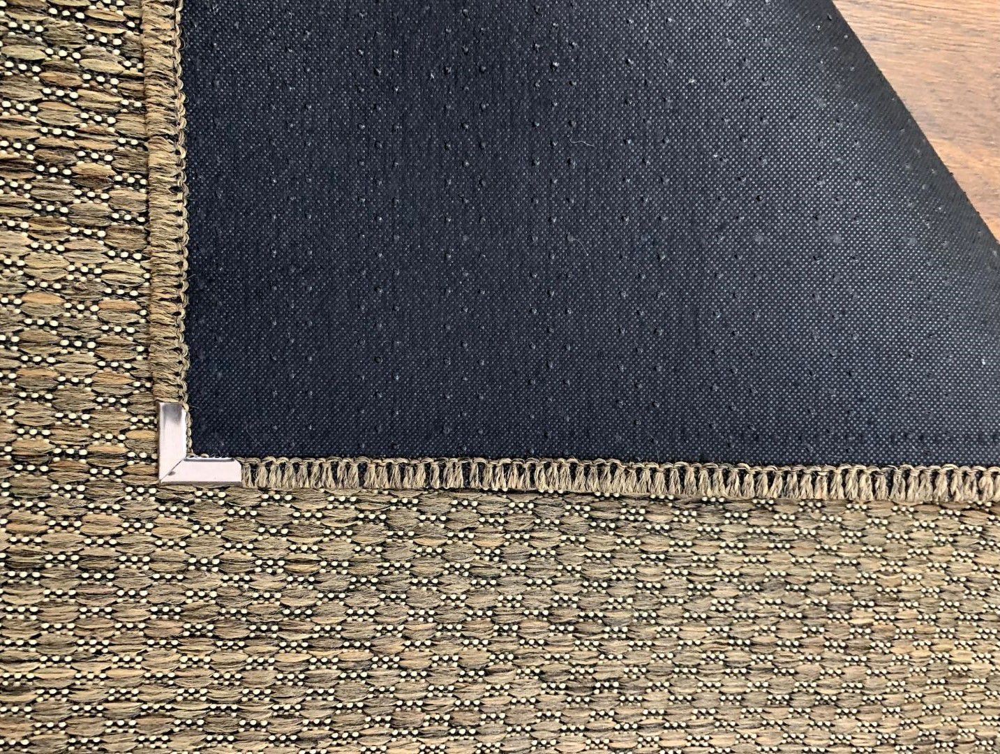 Jogo de Cozinha sisal Antiderrapante com 3 Peças - Preto e Bege KS70 -  Viivatex - Site de tecidos para sofá, cortinas, papel de parede e móveis