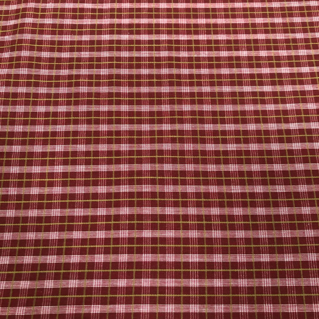 Toalha de Mesa Xadrez Vermelho Oxford - Enrolado Tecidos