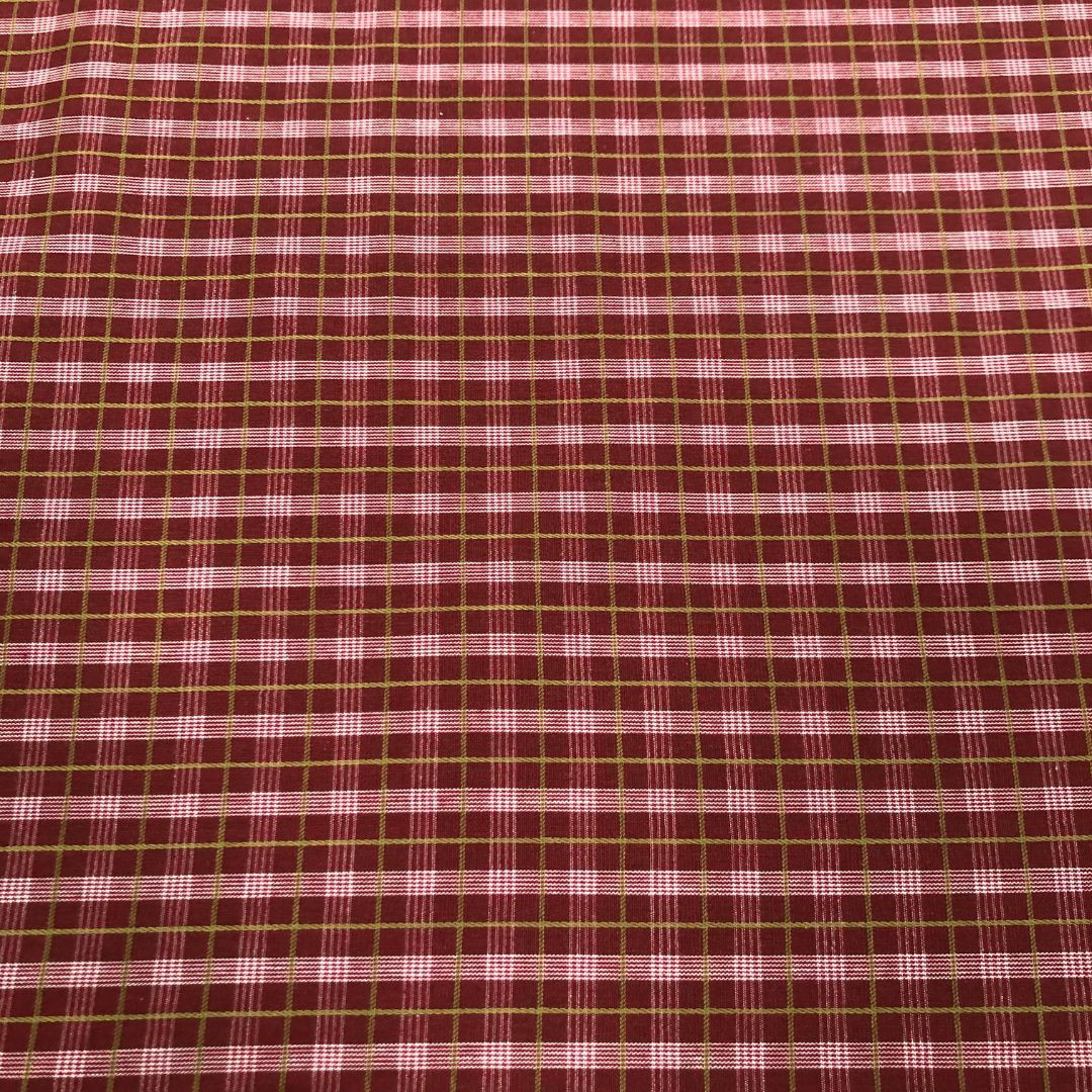 Papel de Parede Non Woven Xadrez Vermelho