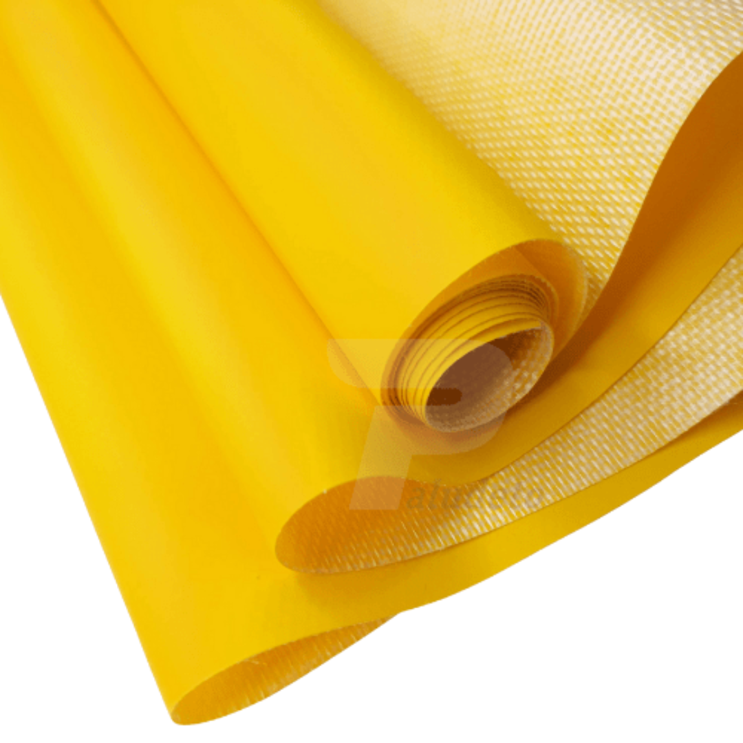 Papel de Parede Non Woven Xadrez Amarelo