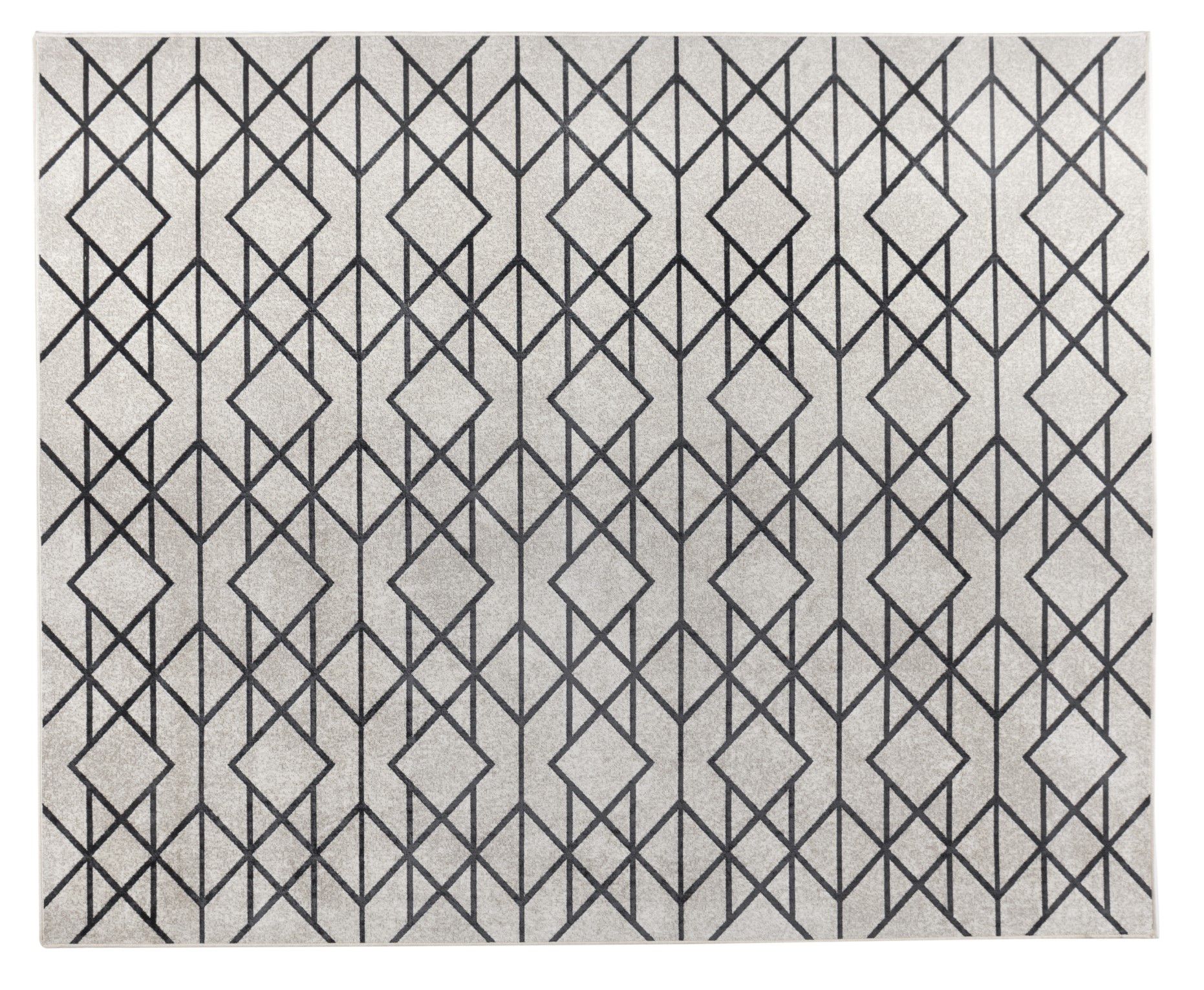 Tapete Belga Corttex Geométrico Bege e Preto 2,00x2,50 Bela 121A - Viivatex  - Site de tecidos para sofá, cortinas, papel de parede e móveis