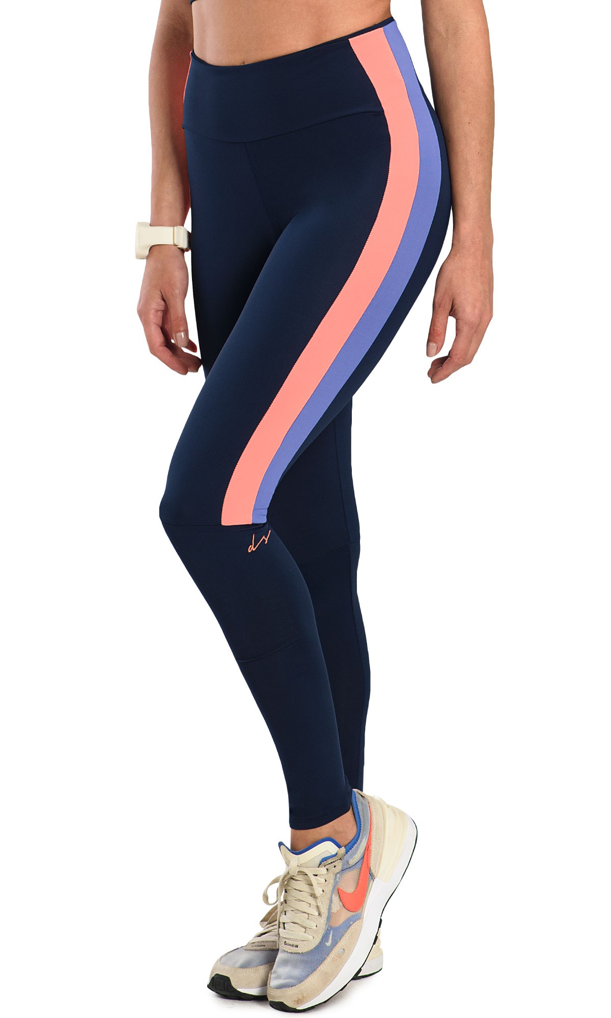 Legging Fitness Infantil Memories em Poliamida Preta