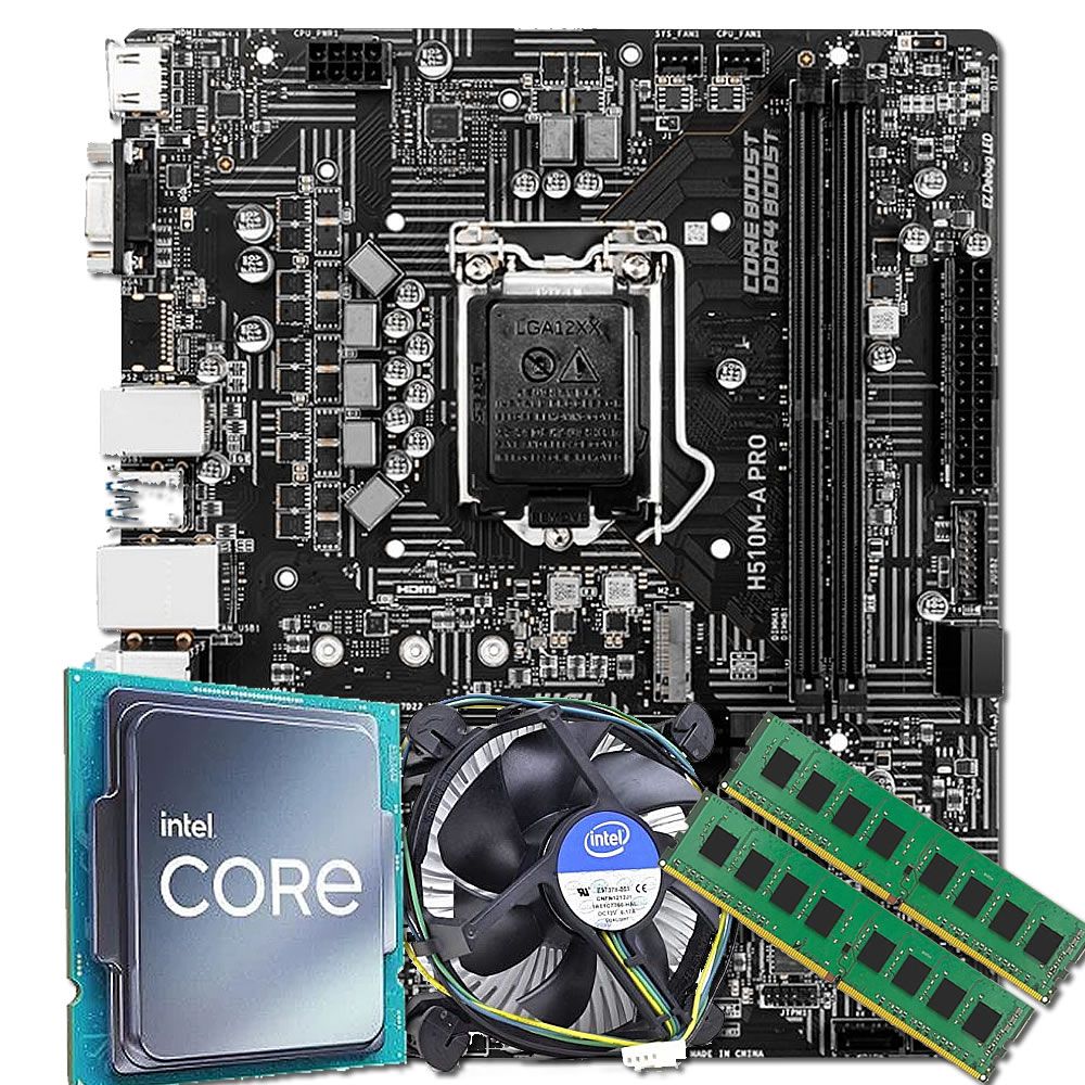 Kit Upgrade Líder, INTEL Core I5 10400, H510M DDR4, 16GB DDR4, Cooler -  Nova Líder Informática- A Nº1 em Pc Gamer na Santa Efigenia