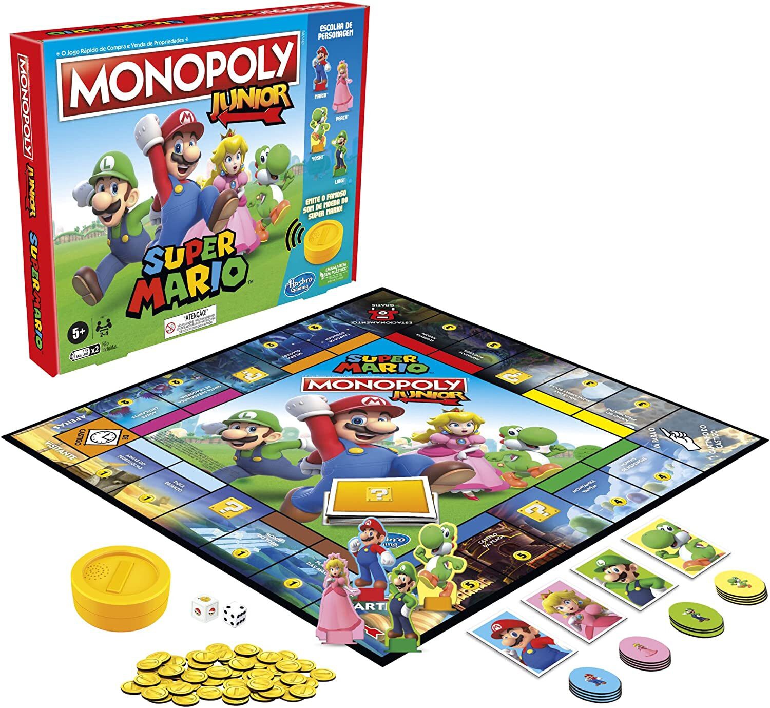 Jogo de Tabuleiro Monopoly: Mario Kart - USAopoly - Toyshow Tudo