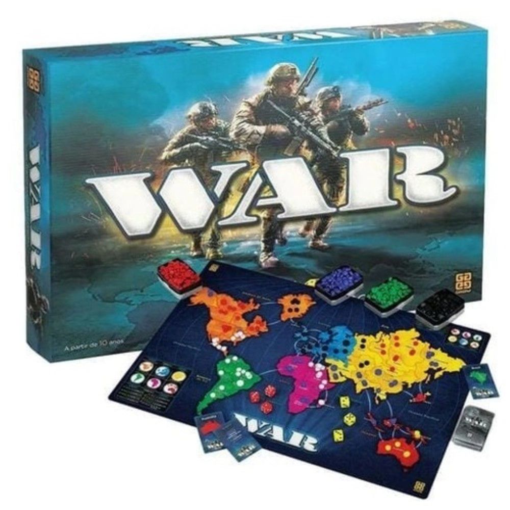 Jogo War Vikings Tabuleiro O Jogo da Estratégia - Grow