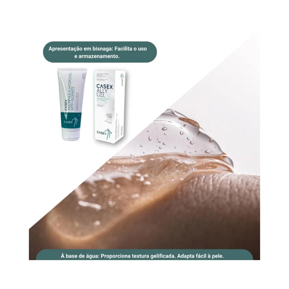Pomada Gel Hidrogel Com Alcinato 85g Casex - FisioSmart Loja de