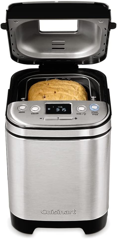 Maquina De Pão Compacta Automática Profissional Cuisinart 12 Funções ...