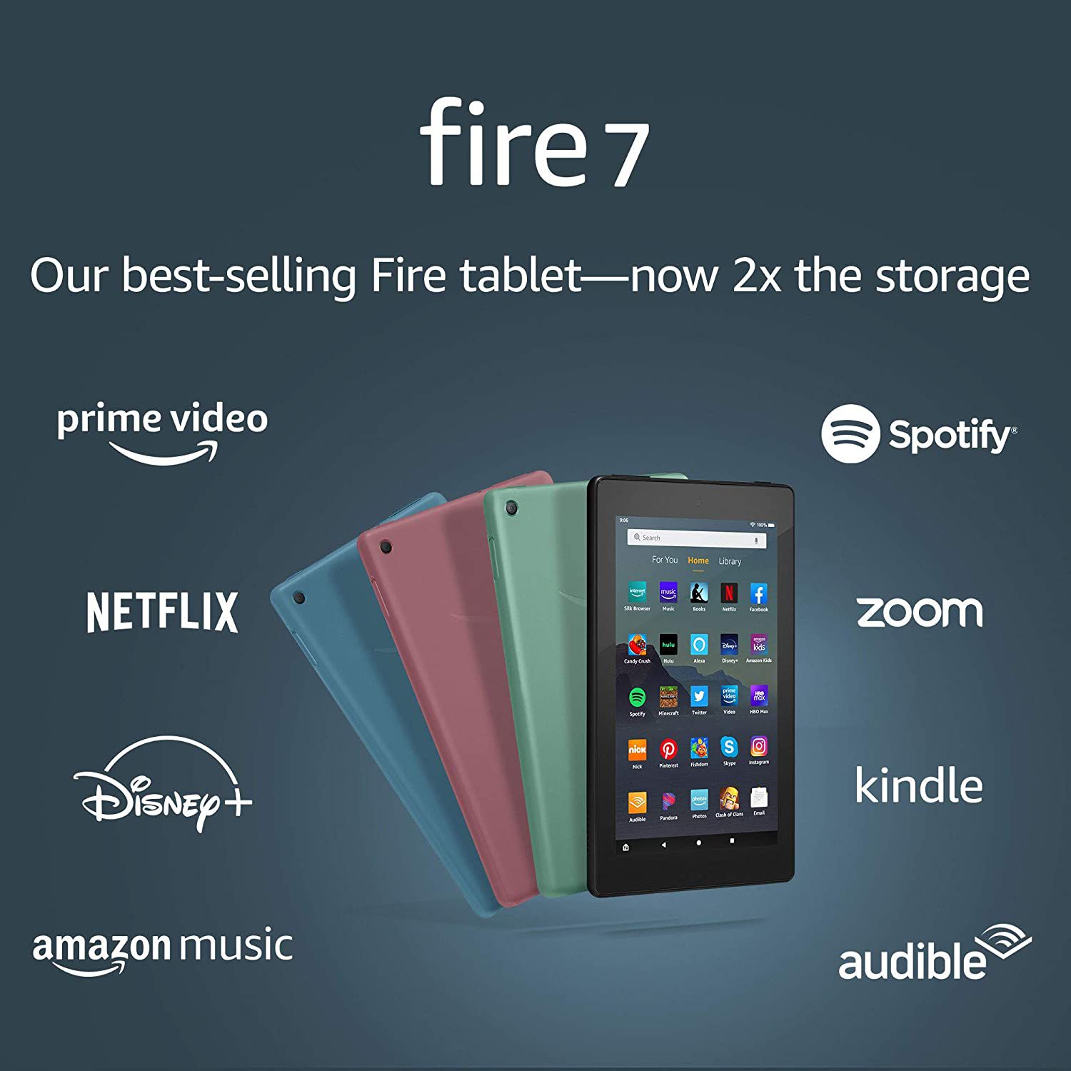 [PRONTA ENTREGA] Tablet Amazon Fire Hd 7 Com Alexa 16gb Android - Azul ...