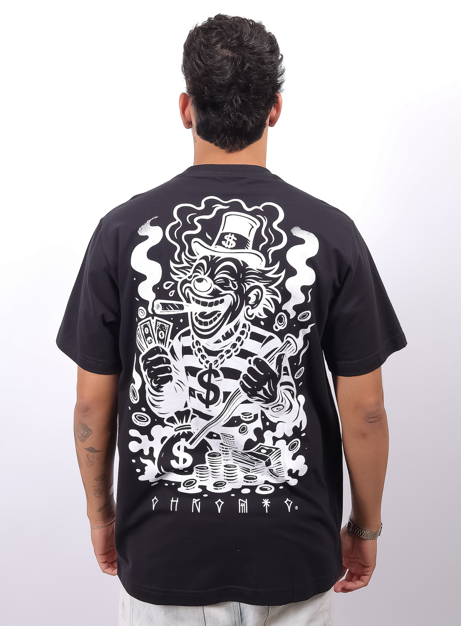 Camiseta Chronic - Sorriso Do Palhaço - Preto - CHRONIC