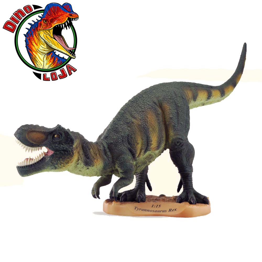 TIRANOSSAURO REX BRINQUEDO COLLECTA GIGANTE ESCALA 1:15 ESTATUETA DE D -  Dinoloja - A melhor loja de dinossauros de coleção do Brasil!