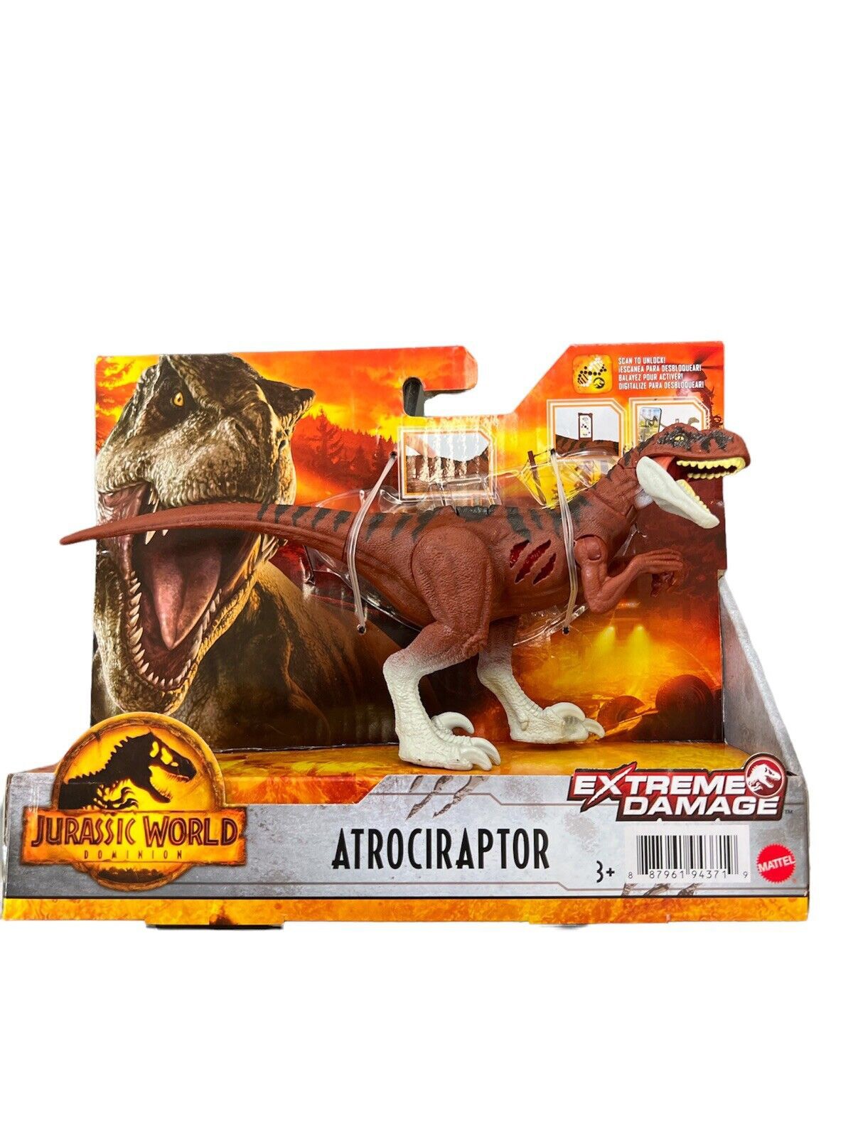 Dinossauro T-Rex Jurassic World Dominion Dano Extremo - Mattel