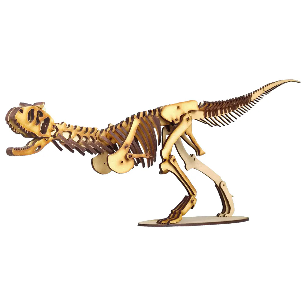 Dinossauro de papel 3d quebra-cabeça brinquedos jurássico dino