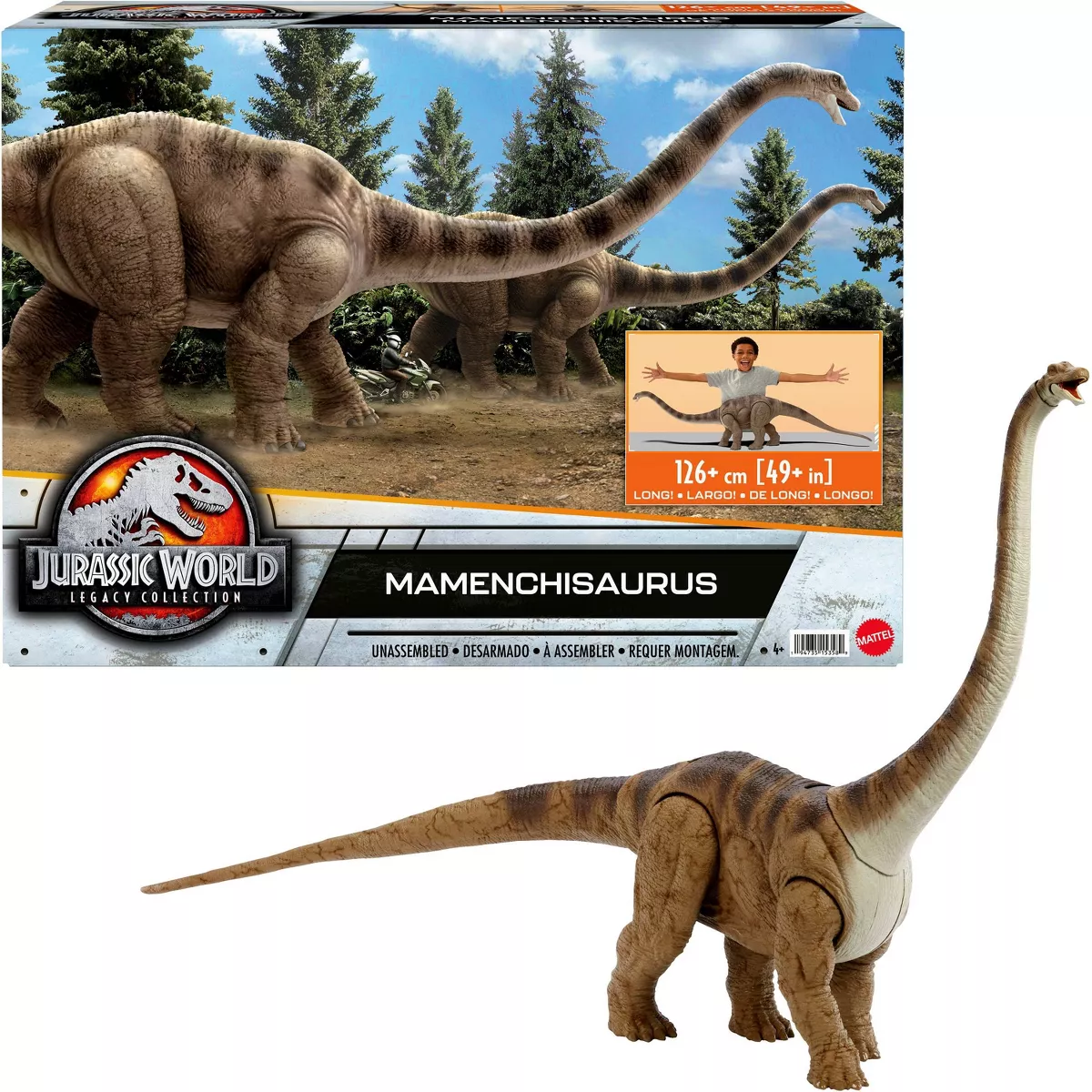 DREADNOUGHTUS COLOSSAL 150 CM MATTEL JURASSIC WORLD DINOSSAURO GIGANTE -  Dinoloja - A melhor loja de dinossauros de coleção do Brasil!