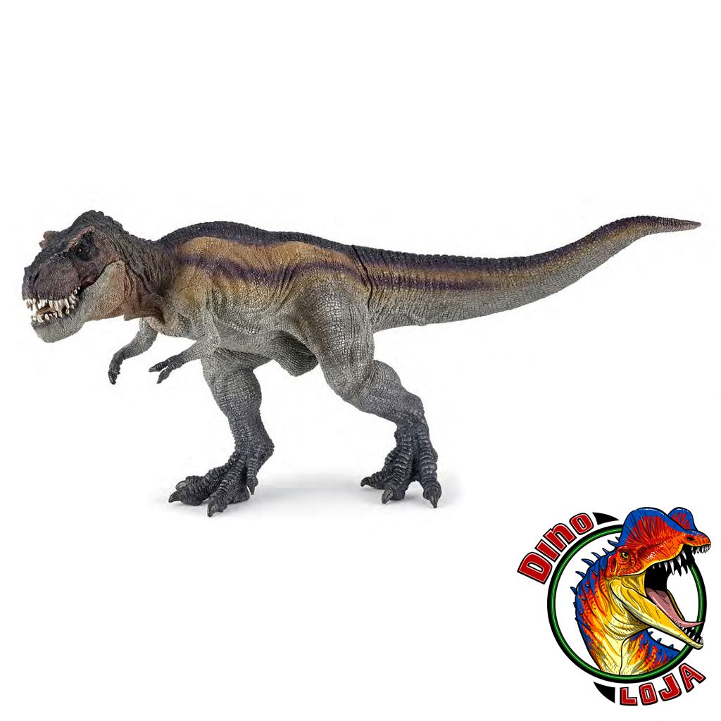 TIRANOSSAURO REX PAPO MARROM MINIATURA BRINQUEDO DE DINOSSAURO T