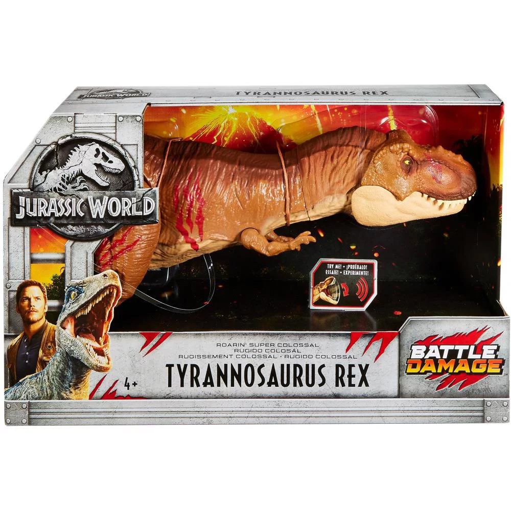 Dinossauro T-Rex Jurassic World Dominion Dano Extremo - Mattel