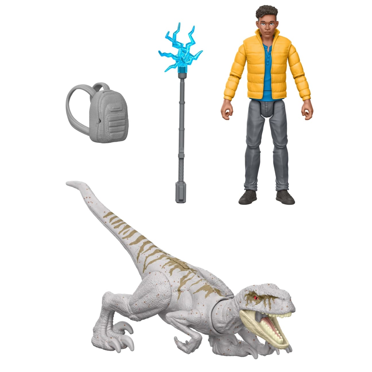 DARIUS E ATROCIRAPTOR GHOST TEORIA DO CAOS MATTEL JURASSIC WORLD CHAOS ...