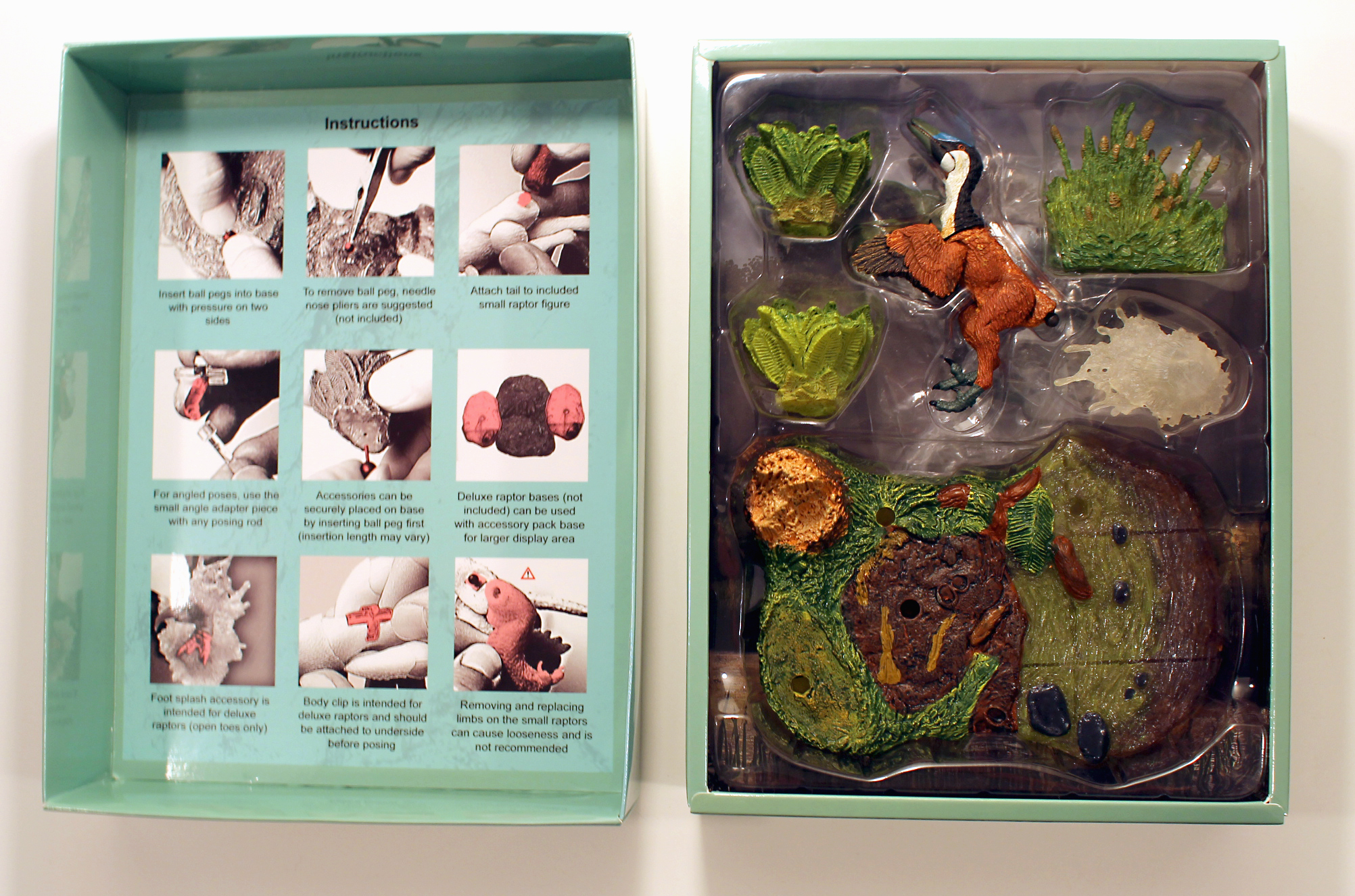 Botm Build Raptor BUITRERAPTOR EM PÂNTANO BEASTS OF THE MESOZOIC FIGURA + ACESSÓRIOS ...
